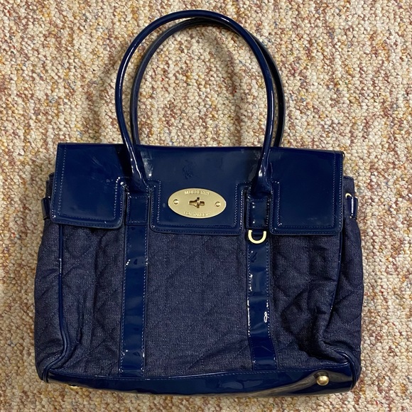 Mulberry for Target blue tote - Picture 1 of 12